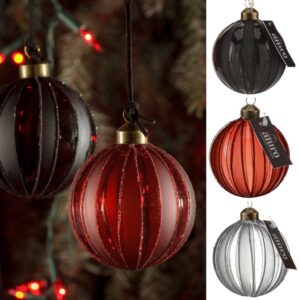 Bombka szklana czarna DUTTON