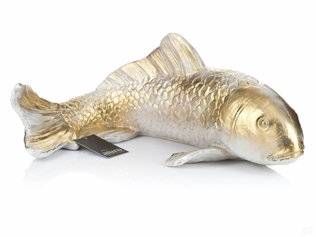 Karp Koi gold - figura dekoracyjna - obrazek 4